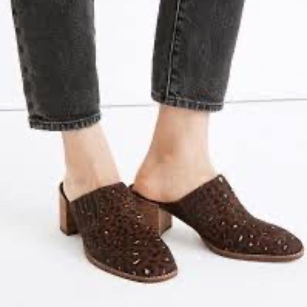 Madewell heeled mules